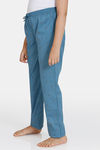 Rosaline Girls Woven Pyjama - Blue Mirage — thumbnail 2
